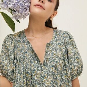 Oak Meadow Mini Puff in Cornflower